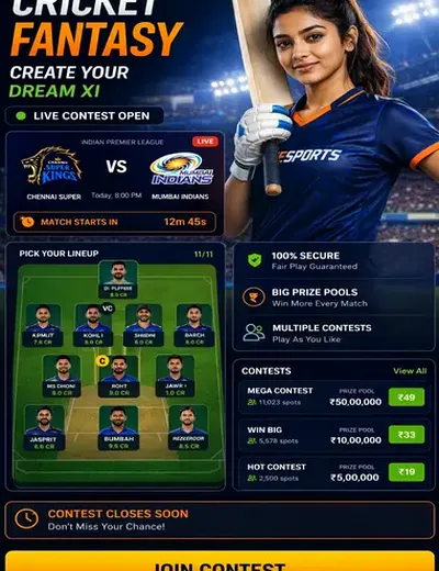 4555COM (4555 combet) fantasy cricket & matchday visual 3